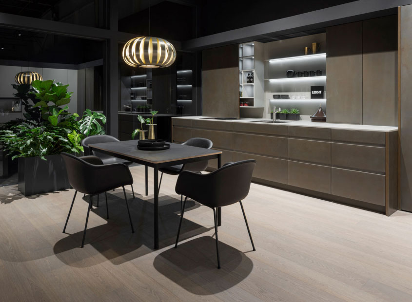 Bright kitchen with custom stone countertops